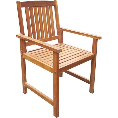 Maison Exclusive - Sedie da Giardino 2 pz in Legno Massello d'Acacia Marrone (1/5)
