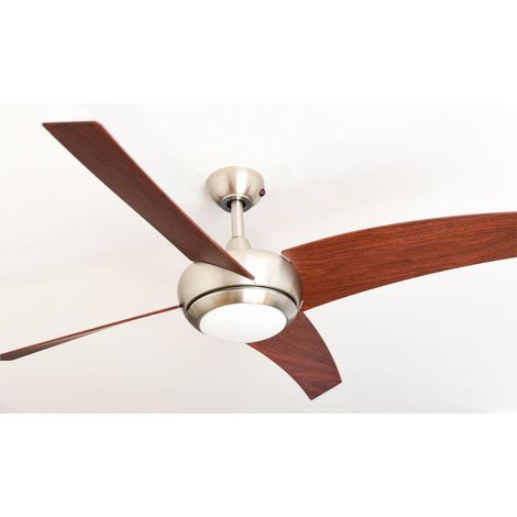 Ceiling Fan Borealis Walnut with LED and Remote Control