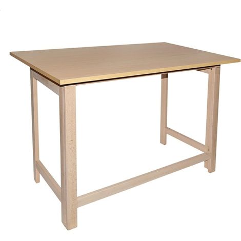 Table Pliante Bois sans Vernis 100 x 60 x 75 cm (1/5)