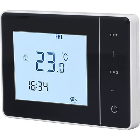 Programmierbarer Thermostat für Hausinstallationen, digitaler intelligenter LCD-Touchscreen-Schalter, AC100–230 V (1/5)