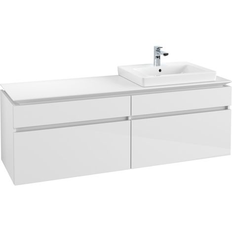 VB WTUS Legato B691 1600x550x500mm 4 sections WT re Blanc brillant (1/3)