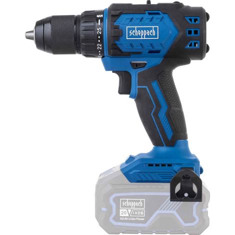 Scheppach Perceuse visseuse sans fil BC-DD60-X - série 20V IXES - Brushless - 60 Nm - 1600 tr/min - Ø perçage max 13-38 mm - sans batterie ni chargeur (1/5)