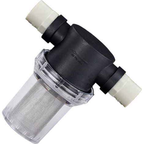 Filtre à Eau Haute Pression pour Tuyau de Jardin Raccord Filtre pour Machine à Laver PVC 32 Mm et Tamis 40 Mesh Protège Pompe Nettoyeur Haute Pression Facile à Nettoyer pour Ménages et Arrosage (1/5)