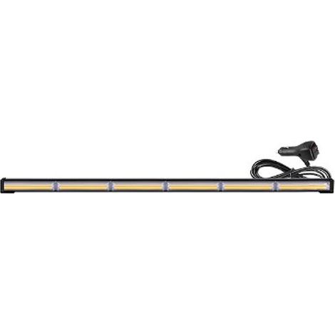 35 Inch Car Strobe Light Bar LED Traffic Advisor Emergency Flashing Alarm Light 12-24V with 16 Flash (1/5)