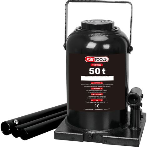 KS Tools - Cric bouteille hydraulique, 50t - 160.0360 (1/4)