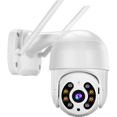 EASYCOMFORT Caméra de Surveillance WiFi Sans Fil à Double Source Lumineuse AI Smart - Vidéo de Haute Qualité et Stockage en Nuage (1/5)