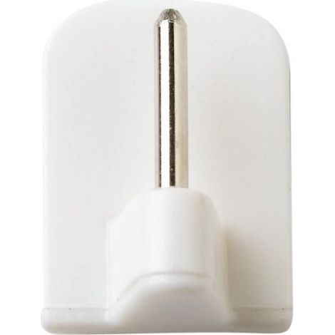 Merriway BH00114 Gancio Autoadesivo di Sostegno Generale, Bianco, Set di 10 Pezzi (1/2)