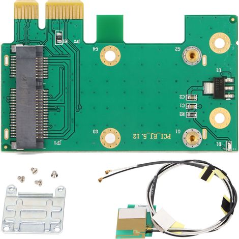 Mini-PCIe-zu-PCIe-Netzwerkkarte, leichtes Leiterplattenmaterial, tragbar, einfache Installation