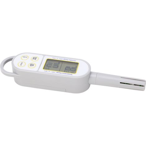 Thermomètre et hygromètre numérique portable avec piles, intégré à la batterie. (1/5)