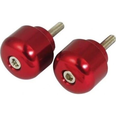 Tapones de manillar rojos M6x45 Honda V Parts 1969-2008 (901RJ)