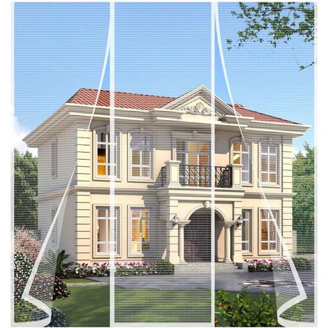 Rideau de Porte Antimoustique 85x240cm Fenêtres Anti Moustiques (1/5)
