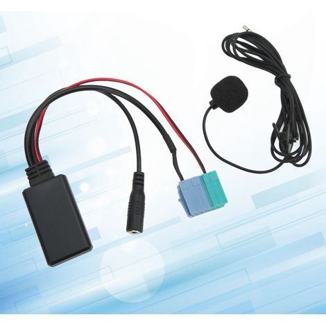 Câble adaptateur audio auxiliaire Bluetooth avec microphone pour autoradio Fiat Bravo VISTEON (1/5)