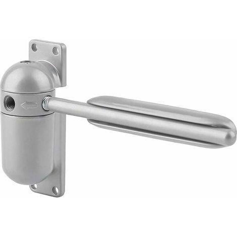 Muelle ajustable para cierrapuertas automático de montaje en superficie, que proporciona un cierre automático y duradero (gris). (1/4)