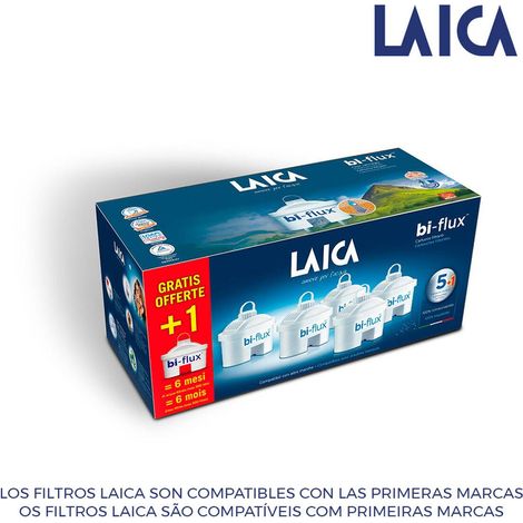 Laica F6S Pack mit 6 Filterpatronen Weiß