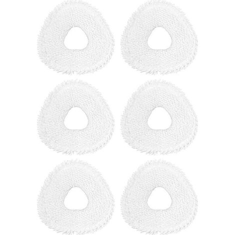 2 pièces/4 pièces/6 pièces lingettes Accessoires Convient pour robot balayeur Whale J3 Chiffon de nettoyage lavable (1/4)