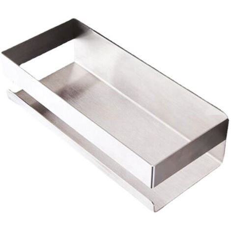 tagère de Douche Auto-adhésif Panier de Douche 2 pièces en SUS304 Rangement Pratique pour Étagere Salle de Bain Douche, Étagère Douche sans Perçage (1/5)