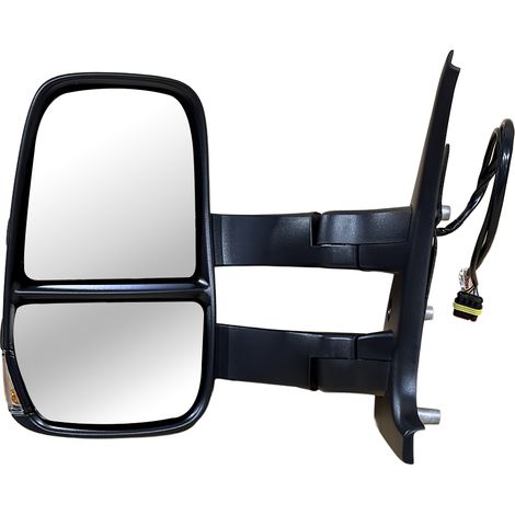 RETROVISORE ELETTRICO SINISTRO BRACCIO LUNGO TERMICO CON SENSORE TEMPERATURA - IVECO - Daily City 2010 - 5801736702 - 5801367573