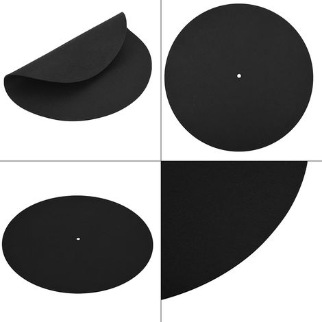 1PC Tapis de Platine Antistatique Ultra Fin en Vinyle pour Disques Vinyle