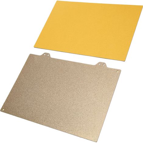 Plaque de lit magnétique détachable pour imprimante 3D, surface flexible double revêtement, compatible avec feuilles d'acier poudré Makebo et autocollants aimantés (1/5)
