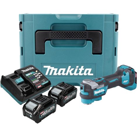 Makita TM 001 GM201 Utensile multifunzione a batteria 40 V max. Starlock Max Brushless + 2x batteria 4,0 Ah + caricabatterie + Makpac (1/5)
