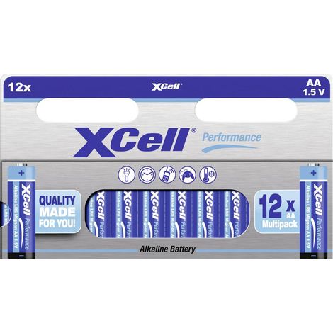XCell Batteria Stilo (AA) Alcalina/manganese 1.5 V 12 pz.