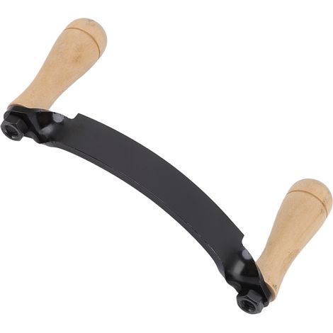 Grand couteau à écorce courbé, grattoir en forme de croissant, racloir en bois arqué (avec rembourrage) pour travail manuel, 20 cm. (1/5)