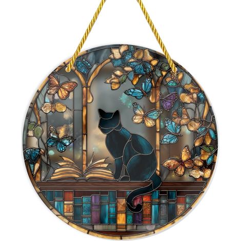 Étagère pour chat en verre suspendu, acrylique incassable de 2 mm d'épaisseur (1/5)