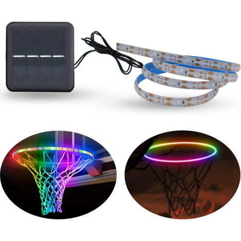 Cerceau de basket-Ball à Led, barre lumineuse à Induction, pour l'extérieur, étanche à la pluie, énergie solaire, marquage des objectifs, bande lumineuse à Induction