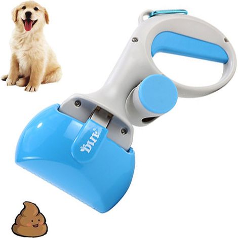 Ramasse-crottes de chien, pince à crottes pour le nettoyage extérieur des animaux domestiques, durable pour un usage quotidien. (1/5)