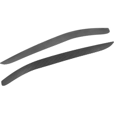 2Pièces Garniture de Sourcil de Phare Avant Gauche Droite Couvre-Paupière Remplacement pour Ford Falcon Fairmont Fairlane Style Fibre de Carbone (1/5)