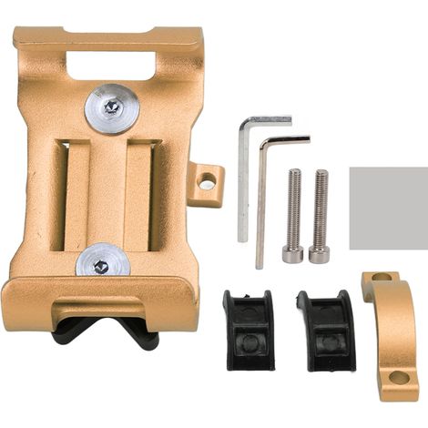 Support téléphone vélo étanche, fixation guidon pour cyclisme extérieur, support aluminium pour navigation (1/5)