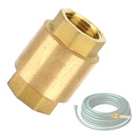 Clapet anti-retour vertical, filetage femelle, ressort pour puits, pompe, réservoir, protection contre le refoulement (1/5)