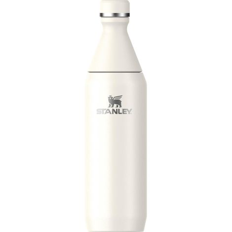 Stanley All Day Slim 0.6L Borraccia Termica - Freddo Per 6 Ore - Con Ghiaccio Per 11 Ore - Acciaio Inossidabile Riciclato Senza BPA - A Prova Di Perdite - Lavabile In Lavastoviglie - Cream (1/5)