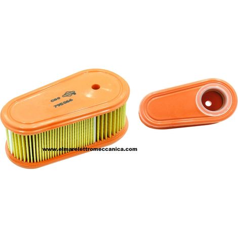 BRIGGS & STRATTON Filtro aria originale B&S serie 800. Misure 140 x 66 x 54 mm 795066