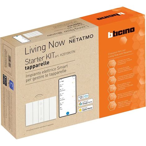 L.Now - Starter Kit Tapparelle N° 5 Art. K4027C (Bticino Cod. K2011Kit)