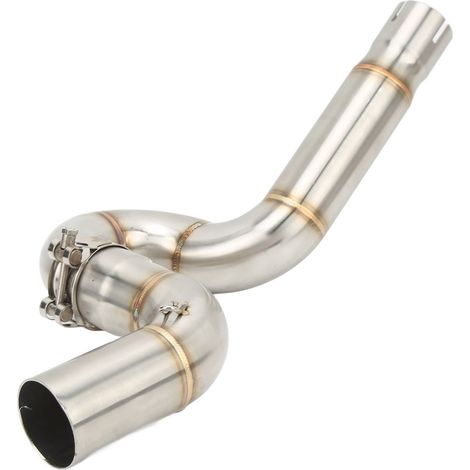 Tuyau d'échappement intermédiaire en acier inoxydable, coude étanche, pièce de rechange compatible Benelli TRK502 2017-2020 (1/5)