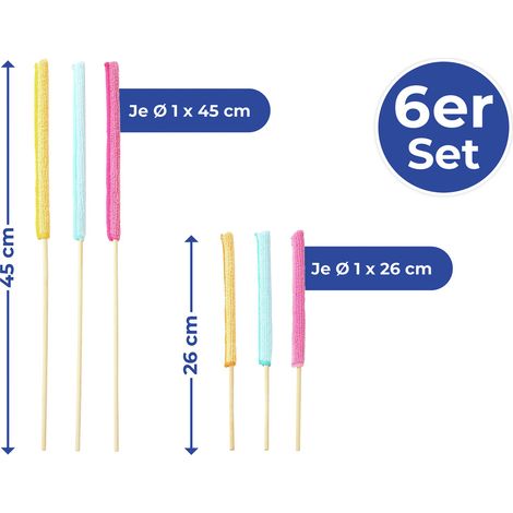 Reinigungsset Maximex 6 Teile Bambusgriffe waschbar (1/5)