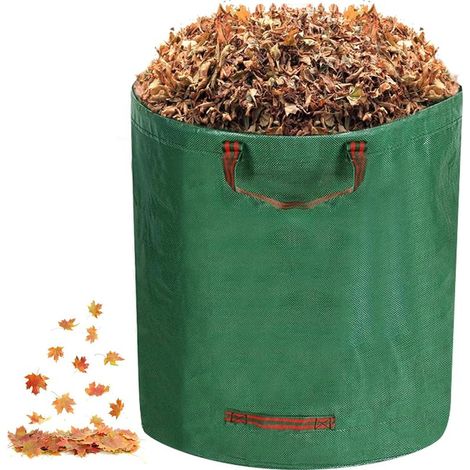Sac de Jardin 272L Sacs Déchets de Jardin verts Avec Poignées indéchirable Pliable Réutilisable Sac à Déchets de Jardin (1/5)
