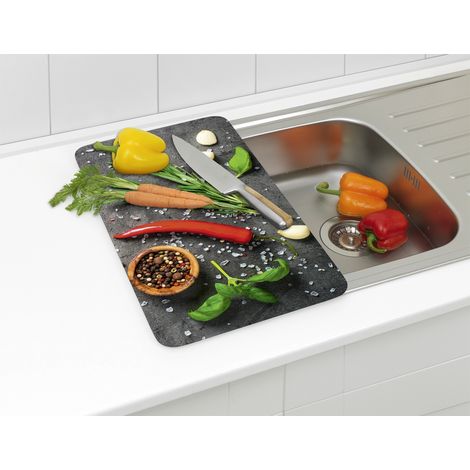 Herdabdeckplatten ROSEMARRY, Glas, 2er-Set (1/5)