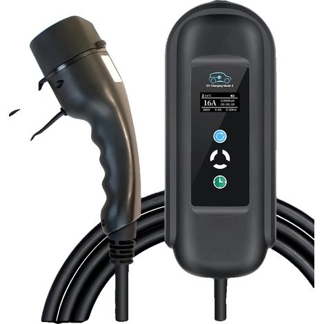 Chargeur EV Portable Kolanky, 16A 11KW Type 2, Câble TPU de 5M (1/5)