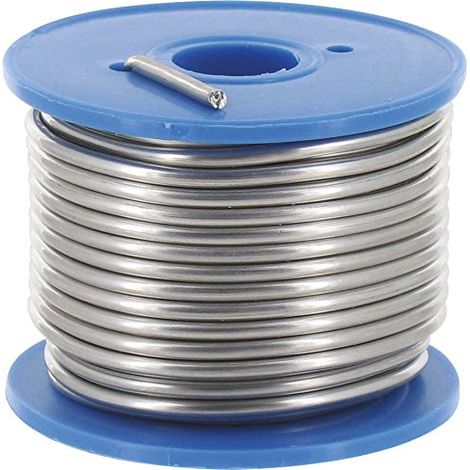 Bobine d'étain 250g 40% Sn40Pb60 – Métal d'apport pour brasage capillaire cuivre – Soudage composants électroniques - D1240PB20CR22250