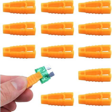 Extracteur De Fusibles Automobile - Pour Fusibles Plats Mini Et Blade - Outil De Démontage Pour Boîte À Fusibles - Lot De 12 (1/5)