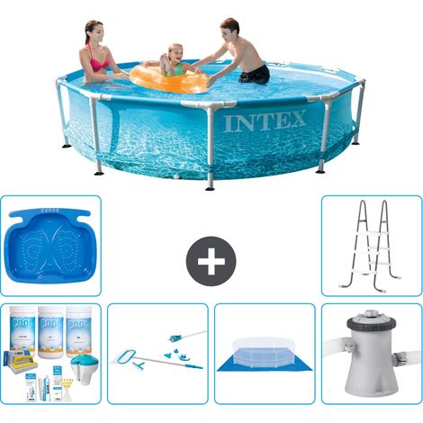 Intex Piscine Tubulaire Ronde - 305x76 cm - 7-pièces S20972 (1/5)