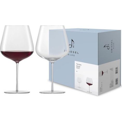 Zwiesel Vervino Bourgogne Gobelet Verre 140 - 0,955 Ltr - Lot de 2 (1/5)
