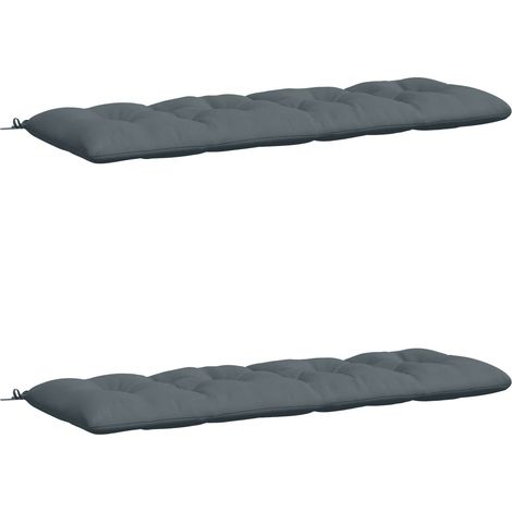 Cuscini per Panchina VIANEN 2 pz 100% Poliestere Blu vidaXL (1/5)