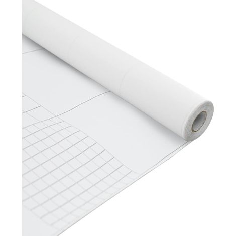 Films pour fenêtre dépoli blanc PVC vidaXL