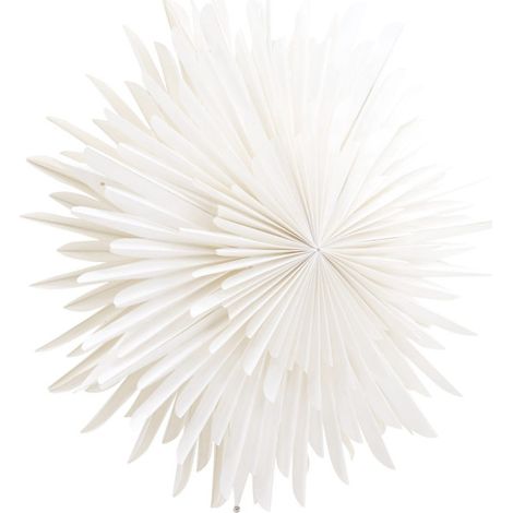 Lampe Suspension Design "Selen" 46cm Blanc (1/5)