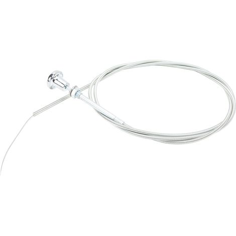 Zoternen Cavo dello starter in acciaio inossidabile e cromato da 1,8 m, cavo universale dello starter del carburatore, cavo di controllo dello starter di ricambio per motori a 4, 6 e 8 cilindri