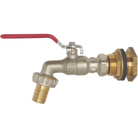 Kit complet récupérateur eau de pluie - Robinet et raccord pour cuve 200/500l (1/5)