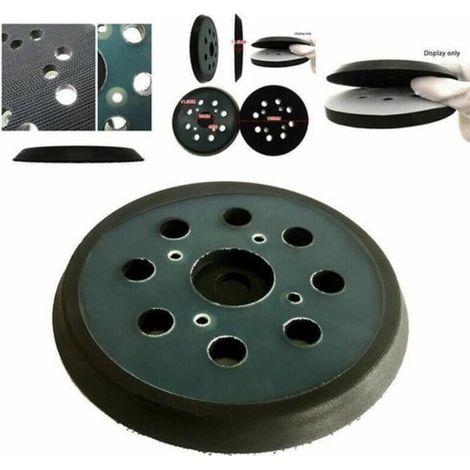 Lot de 2 disques abrasifs auto-agrippants 125mm pour ponceuse excentrique, patin de polissage adhésif (1/5)